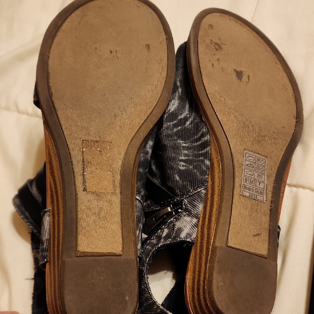 BLOWFISH MALIBU Black & Gray Women's Sandals - Picture 12 of 12